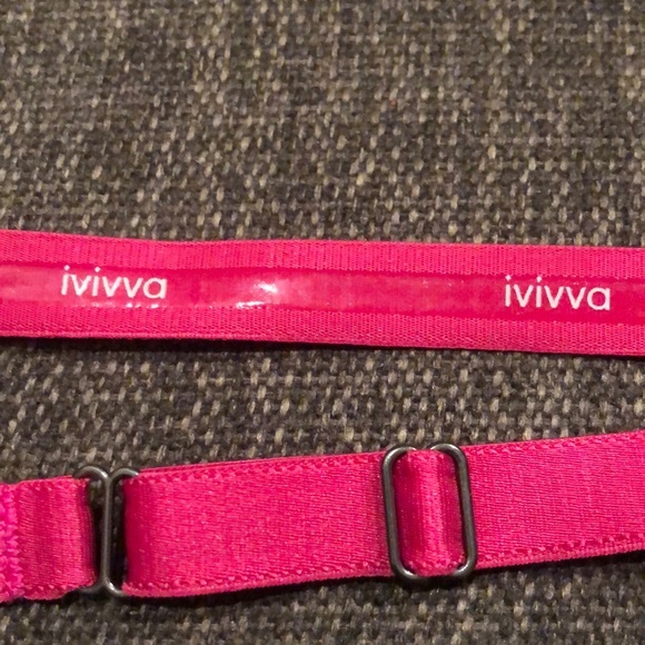 Hot pink Ivivva by Lululemon Skinny Satin Pirouette Headband - Picture 3 of 3